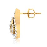 0.75 ct Lab Grown Diamond Earrings 14k Yellow Gold - Image 6