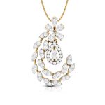 0.50 ct Lab Grown Diamond Pendants 14k Yellow Gold