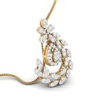 0.50 ct Lab Grown Diamond Pendants 14k Yellow Gold - Image 4