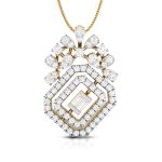 0.63 ct Natural Diamond Pendants 14k Yellow Gold