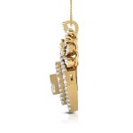 0.63 ct Natural Diamond Pendants 14k Yellow Gold - Image 6
