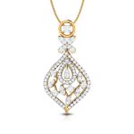 1.00 ct Lab Grown Diamond Pendants 14k Yellow Gold