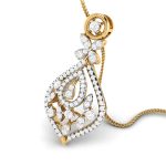 1.00 ct Lab Grown Diamond Pendants 14k Yellow Gold - Image 3