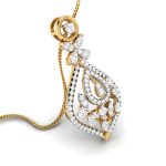 1.00 ct Lab Grown Diamond Pendants 14k Yellow Gold - Image 5