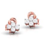 0.24 ct Natural Diamond Earrings 14k Yellow, Rose, White Gold - Image 2