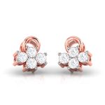 0.24 ct Natural Diamond Earrings 14k Yellow, Rose, White Gold - Image 9