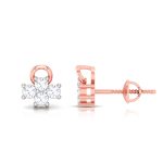 0.24 ct Natural Diamond Earrings 14k Yellow, Rose, White Gold - Image 10