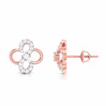 0.14 ct Natural Diamond Earrings 14k Yellow, Rose, White Gold - Image 5