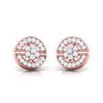 0.23 ct Natural Diamond Earrings 14k Yellow Rose White Gold - Image 10