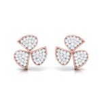 0.20 ct Natural Diamond Earrings 14k Yellow, Rose White Gold - Image 8