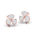 0.20 ct Natural Diamond Earrings 14k Yellow, Rose White Gold - Image 9