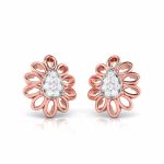 0.21 ct Natural Diamond Earrings 14k Yellow, Rose Gold - Image 4