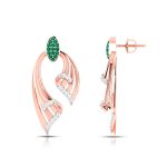 0.25 ct Natural Diamond Earrings 14k Yellow, Rose White Gold - Image 5