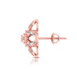0.21 ct Natural Diamond Earrings 14k Yellow Rose White Gold - Image 11