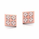 0.21 ct Natural Diamond Earrings 14k Yellow, Rose White Gold - Image 4