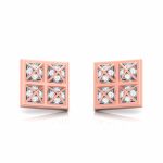 0.21 ct Natural Diamond Earrings 14k Yellow, Rose White Gold - Image 2