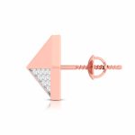 0.22 ct Natural Diamond Earrings 14k Yellow, Rose White Gold - Image 6