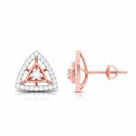 0.24 ct Natural Diamond Earrings 14k Yellow, Rose White Gold - Image 5