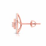 0.24 ct Natural Diamond Earrings 14k Yellow, Rose White Gold - Image 6