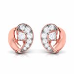 0.11 ct Natural Diamond Earrings 14k Yellow, Rose White Gold - Image 9