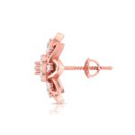 0.17 ct Natural Diamond Earrings 14k Yellow, Rose White Gold - Image 6