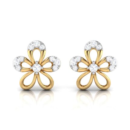 0.24 ct Natural Diamond Earrings 14k Yellow, Rose Gold