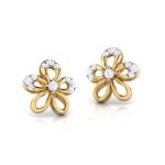 0.24 ct Natural Diamond Earrings 14k Yellow, Rose Gold - Image 8