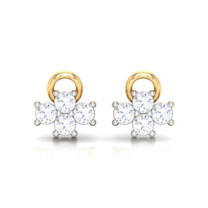 0.24 ct Natural Diamond Earrings 14k Yellow, Rose, White Gold