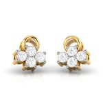 0.24 ct Natural Diamond Earrings 14k Yellow, Rose, White Gold - Image 5