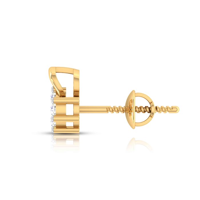 0.24 ct Natural Diamond Earrings 14k Yellow, Rose, White Gold - Image 7