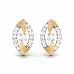 0.14 ct Natural Diamond Earrings 14k Yellow, Rose, White Gold