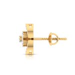 0.23 ct Natural Diamond Earrings 14k Yellow Rose White Gold - Image 7