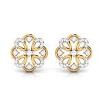 0.22 ct Natural Diamond Earrings 14k Yellow, Rose White Gold