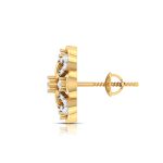 0.22 ct Natural Diamond Earrings 14k Yellow, Rose White Gold - Image 7