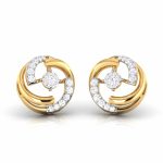 0.17 ct Natural Diamond Earrings 14k Yellow, Rose White Gold - Image 10
