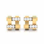 0.18 ct Natural Diamond Earrings 14k Yellow, Rose White Gold