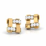0.18 ct Natural Diamond Earrings 14k Yellow, Rose White Gold - Image 9