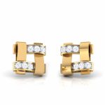 0.18 ct Natural Diamond Earrings 14k Yellow, Rose White Gold - Image 10