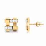 0.18 ct Natural Diamond Earrings 14k Yellow, Rose White Gold - Image 11