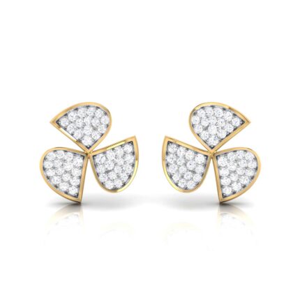 0.20 ct Natural Diamond Earrings 14k Yellow, Rose White Gold
