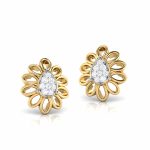 0.21 ct Natural Diamond Earrings 14k Yellow, Rose Gold - Image 9