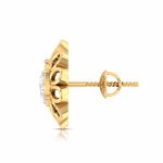 0.21 ct Natural Diamond Earrings 14k Yellow, Rose Gold - Image 12