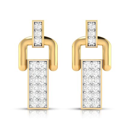 0.19 ct Natural Diamond Earrings 14k Yellow, Rose White Gold