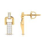 0.19 ct Natural Diamond Earrings 14k Yellow, Rose White Gold - Image 10