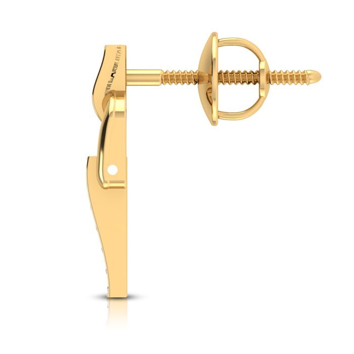 0.19 ct Natural Diamond Earrings 14k Yellow, Rose White Gold - Image 11