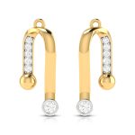 0.17 ct Natural Diamond Earrings 14k Yellow, Rose White Gold