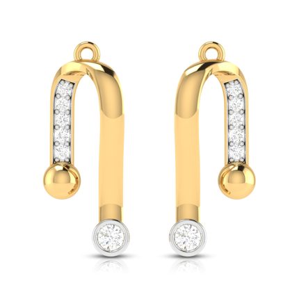 0.17 ct Natural Diamond Earrings 14k Yellow, Rose White Gold