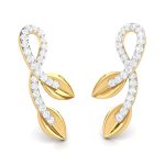 0.12 ct Natural Diamond Earrings 14k Yellow, Rose White Gold - Image 10