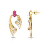0.25 ct Natural Diamond Earrings 14k Yellow, Rose White Gold - Image 11