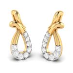 0.14 ct Natural Diamond Earrings 14k Yellow, Rose White Gold - Image 7